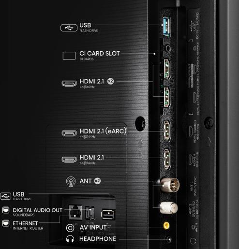 Hisense QLED televizor 85E7NQ PRO, 4K Ultra HD, Smart TV, VIDAA U7.6, Dolby Vision IQ™ HDR, Game Mode Pro 144 Hz VRR, Tamno Sivi