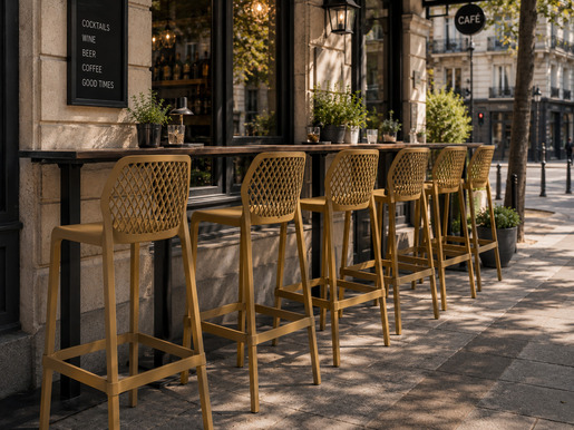 BICA barska stolica Aria 75 cm – cigla crvena