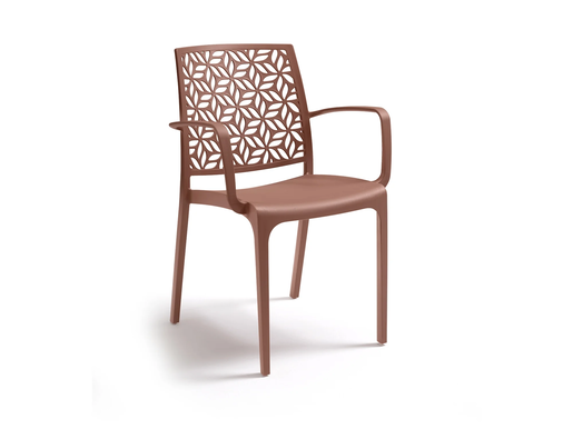 BICA vrtna stolica Ninfa Armchair – cigla crvena