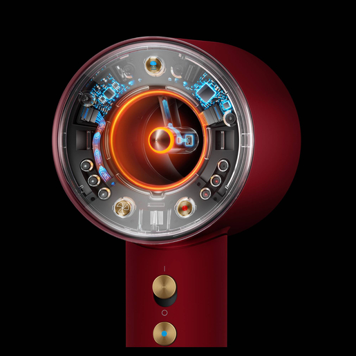 Dyson fen za kosu Supersonic Nural HD16 Red Velvet/Gold Straight+Wavy