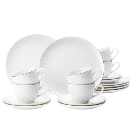Seltmann Weiden set za kafu i desert Amina Gold 18/1 porculan