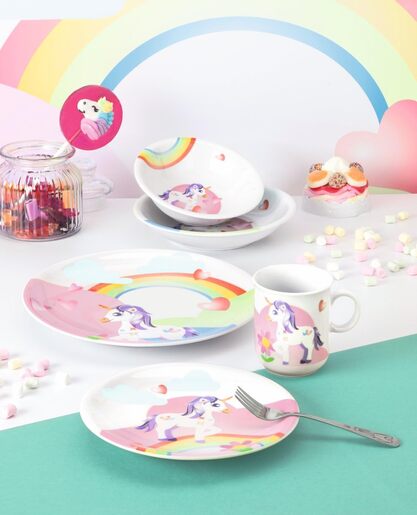 Seltmann Weiden dječji set za jelo Unicorn 3/1 porculan