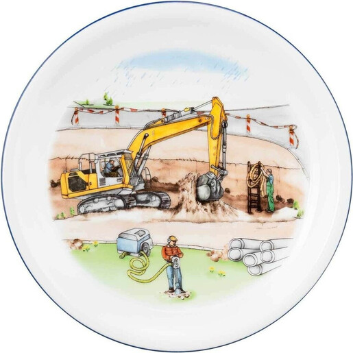 Seltmann Weiden dječji set za jelo Baustelle 3/1 porculan