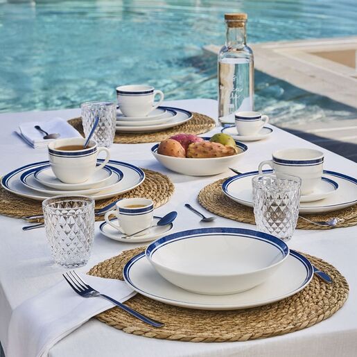 Tognana set tanjira Madison Filo Blu 18/1 porculan