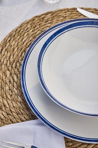 Tognana set tanjira Madison Filo Blu 18/1 porculan