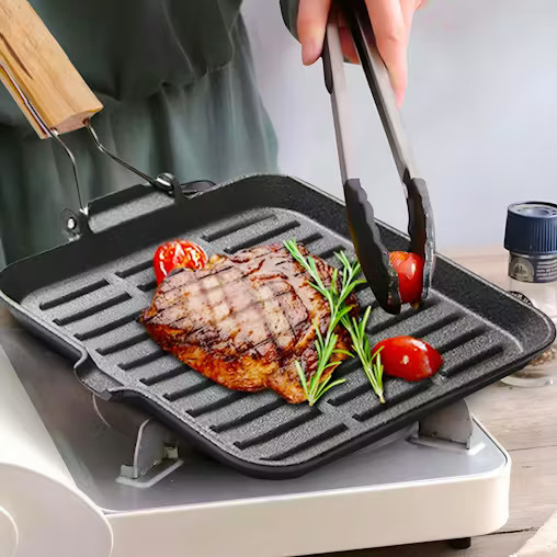 PENGO grill tava od lijevanog željeza sa sklopivom ručkom 28 cm