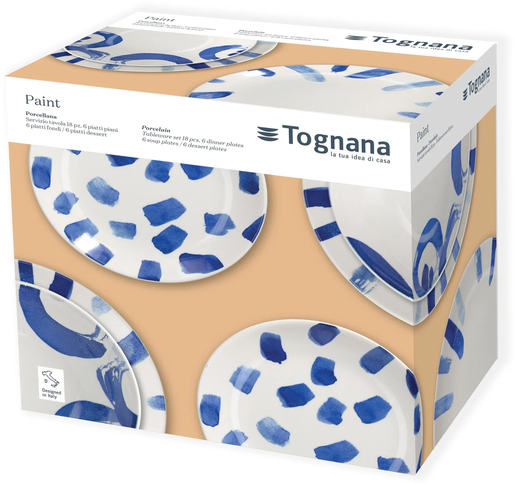 Tognana set tanjira Madison Paint 18/1 porculan