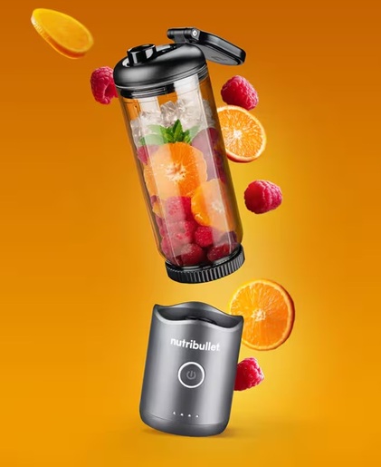 Nutribullet prijenosni blender NBP013GM, 7.4 V, 590 mL, sivi