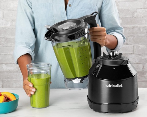Nutribullet blender NBF520B Smart Touch Combo, 1500 W, 1.8 L, crni