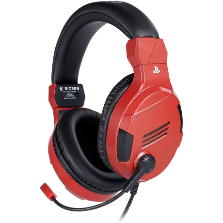 Bigben PS4 Stereo Gaming slusalice v3 Red