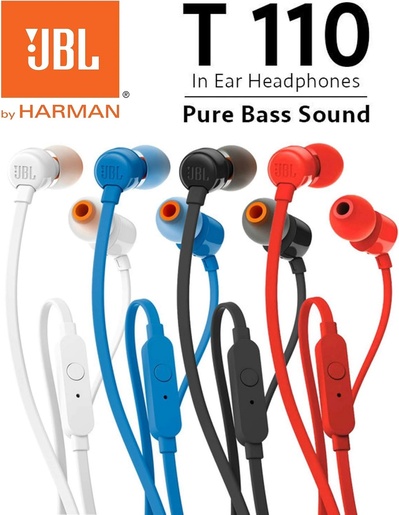 Slušalice JBL TUNE 110E plave