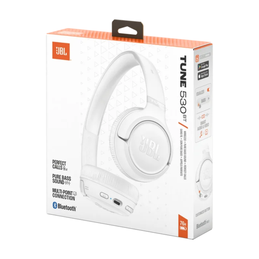 Slušalice bluetooth JBL T530 BT bijele