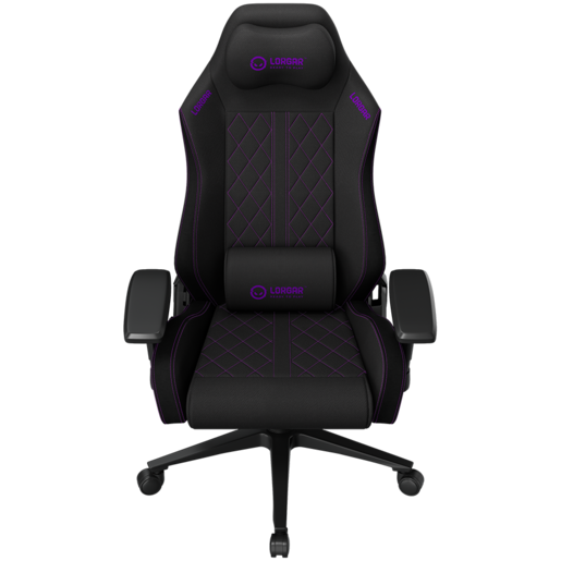 LORGAR CHA41 Gaming stolica, Ergonomic Gaming Chair Advanced, premium anti-stain fabric, Black/purple