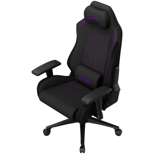 LORGAR CHA41 Gaming stolica, Ergonomic Gaming Chair Advanced, premium anti-stain fabric, Black/purple