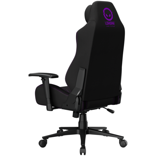 LORGAR CHA41 Gaming stolica, Ergonomic Gaming Chair Advanced, premium anti-stain fabric, Black/purple