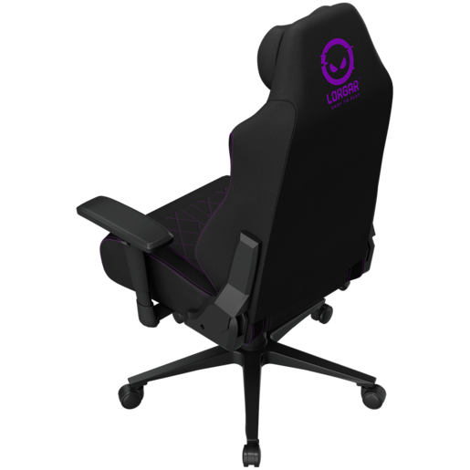 LORGAR CHA41 Gaming stolica, Ergonomic Gaming Chair Advanced, premium anti-stain fabric, Black/purple