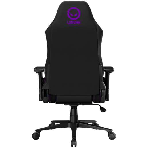 LORGAR CHA41 Gaming stolica, Ergonomic Gaming Chair Advanced, premium anti-stain fabric, Black/purple