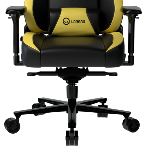 LORGAR Base 311 Gaming stolica, PU eco-leather, Black/yellow
