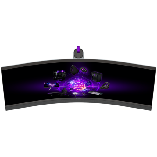 LORGAR Gaming monitor PRO 34MP1 Curved, 34" UWQHD MiniLED VA, 180Hz, 1ms, 1000 cd/m2, AMD FreeSync Technology/G-Sync, Tilt, HAS, Swivel