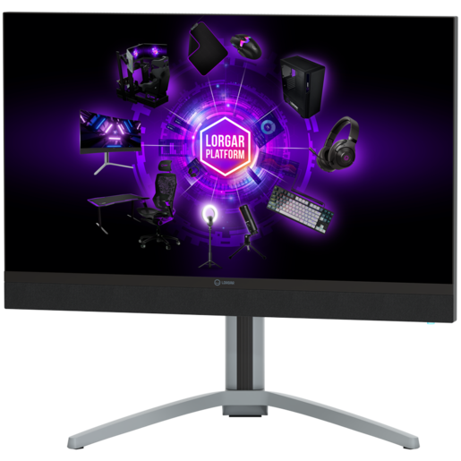 LORGAR Gaming monitor 27MP1, 27'' UHD MiniLED Fast IPS, 160Hz, 1ms, 1000 cd/m2,  AMD FreeSync Technology/G-Sync, Tilt, HAS, Pivot