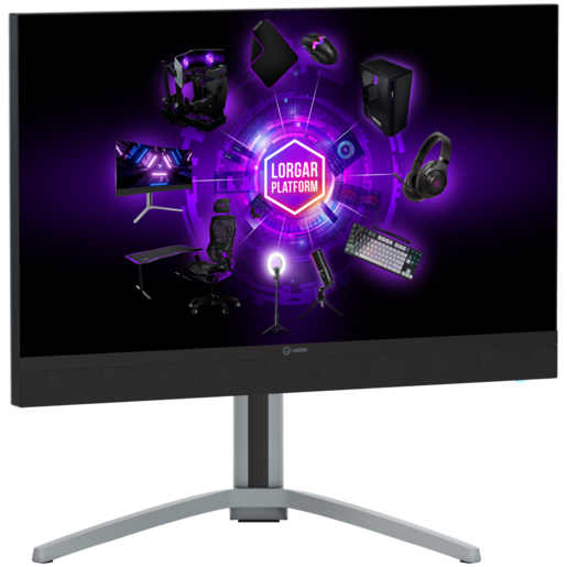 LORGAR Gaming monitor 27MP1, 27'' UHD MiniLED Fast IPS, 160Hz, 1ms, 1000 cd/m2,  AMD FreeSync Technology/G-Sync, Tilt, HAS, Pivot