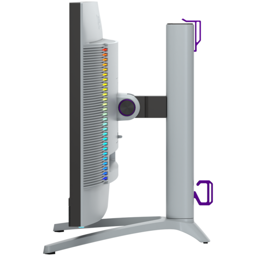 LORGAR Gaming monitor 27MP1, 27'' UHD MiniLED Fast IPS, 160Hz, 1ms, 1000 cd/m2,  AMD FreeSync Technology/G-Sync, Tilt, HAS, Pivot