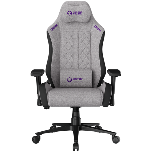 LORGAR CHA41 Gaming stolica, Ergonomic Gaming Chair Advanced, premium anti-stain fabric, Grey