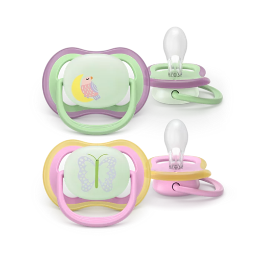 PHILIPS AVENT duda varalica ultra air night girl 6-18m / 2 komada / SCF376/29