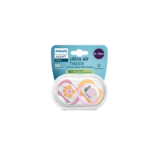 PHILIPS AVENT duda varalica ultra air girl collection 6-18m / 2 komada / SCF080/27