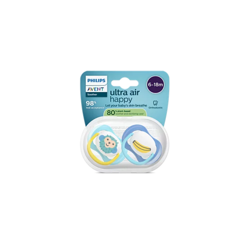 PHILIPS AVENT duda varalica ultra air boy collection 6-18m / 2 komada / SCF080/26