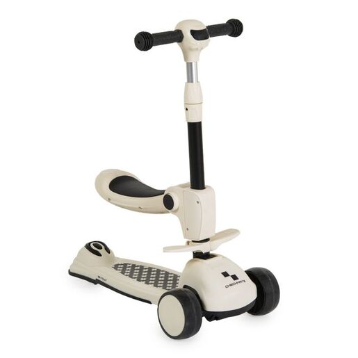 BYOX dječiji romobil Checkmate Royal bijeli 2u1