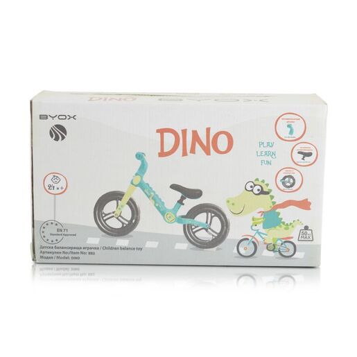 BYOX balans bicikl Dino zeleni