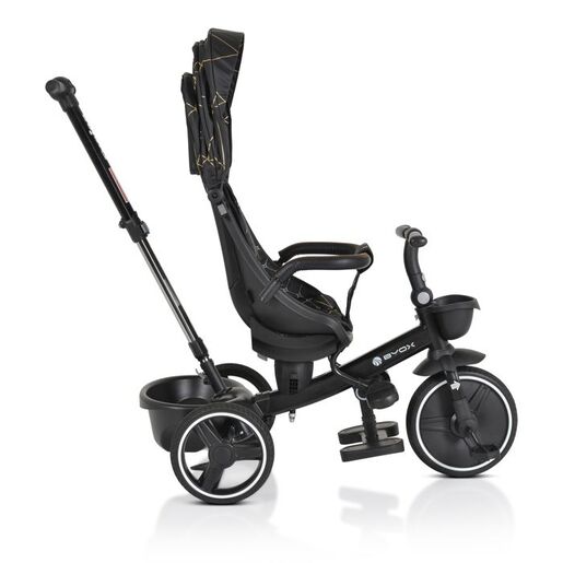 BYOX dječiji tricikl Fusion Grey sa roditeljskom ručkom