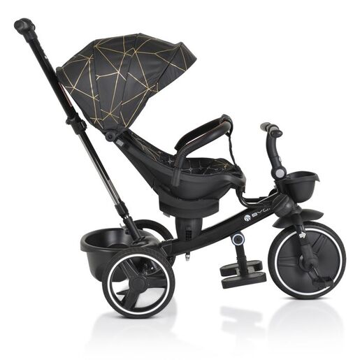 BYOX dječiji tricikl Fusion Grey sa roditeljskom ručkom