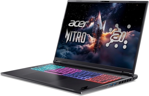Acer Nitro 18 AI, NH.QYHEX.004, 18" 2.5K, AMD Ryzen AI 9 365, 32GB, 1TB SSD, nVidia GeForce RTX5060, FreeDos, laptop