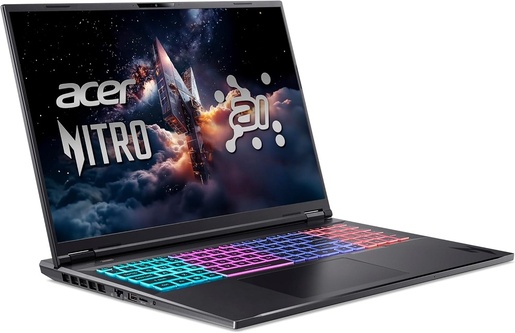 Acer Nitro 18 AI, NH.QYHEX.004, 18" 2.5K, AMD Ryzen AI 9 365, 32GB, 1TB SSD, nVidia GeForce RTX5060, FreeDos, laptop
