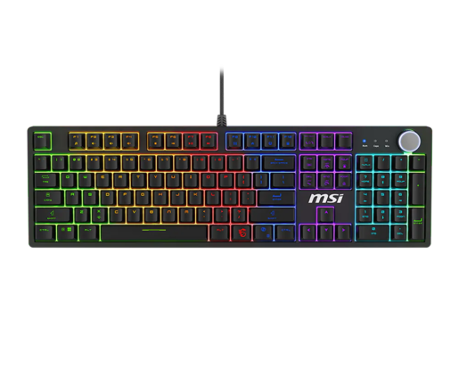 MSI Forge Mehanička Gaming Tastatura GK320 Red US, hot-swap, RGB, metalni poklopac