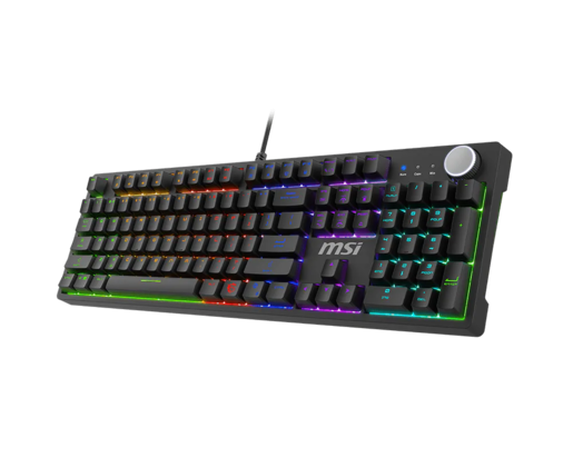 MSI Forge Mehanička Gaming Tastatura GK320 Red US, hot-swap, RGB, metalni poklopac