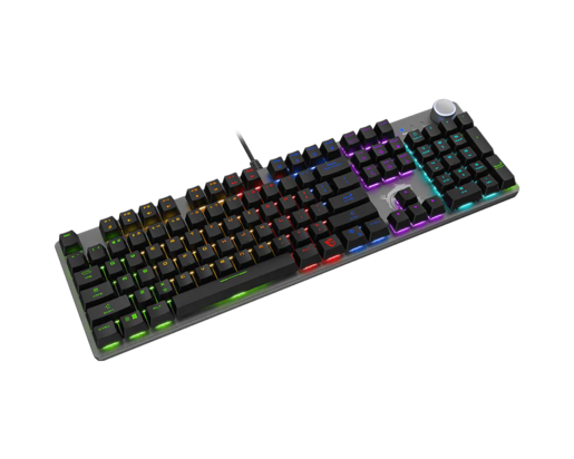 MSI Forge Mehanička Gaming Tastatura GK320 Red US, hot-swap, RGB, metalni poklopac