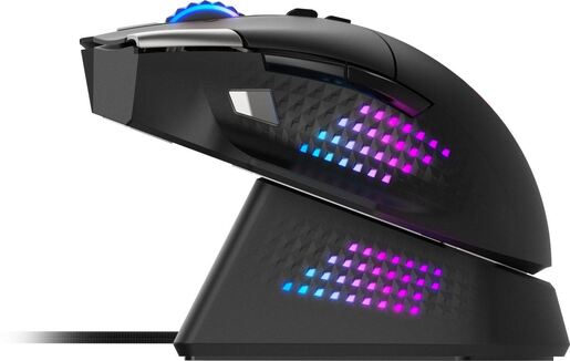 MSI Versa Pro Bežični Gaming Miš Wireless + Mouse Dock Pro, 26000 DPI, RGB, 15 tipki