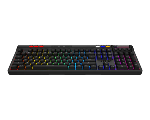 MSI Strike Pro Gaming Tastatura Wireless Silent US Bežična, mehanička, hot-swap, PBT tipke, tri načina povezivanja