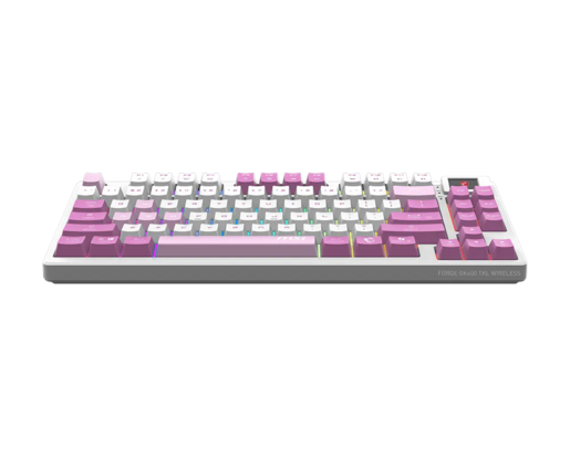 MSI Forge Bežična Mehanička Gaming Tastatura GK600 TKL Wireless Violet US, PBT, LCD zaslon