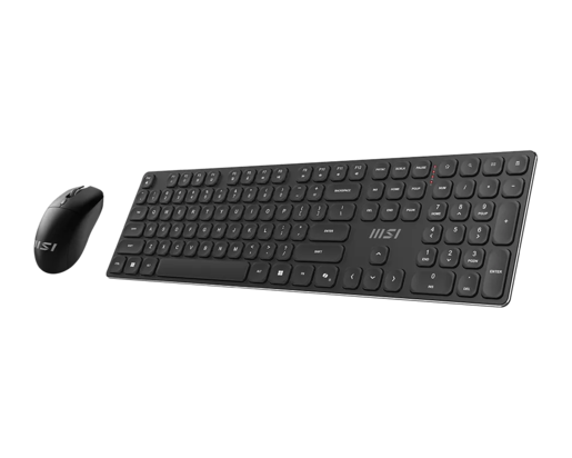 MSI Forge Bežični Desktop Set K210 Wireless Combo US, tastatura i miš, 2.4 GHz Wireless, 1600 DPI