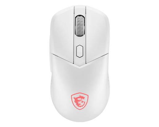 MSI Versa 300 White Bežični Gaming Miš, Wireless, 8000 DPI, Bluetooth, 2.4 GHz Wireless, 60 g