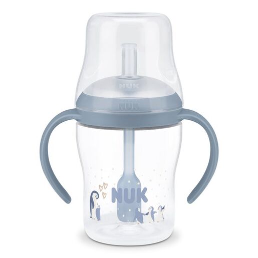 NUK Perfect Match bočica sa slamkom 150 ml, plava
