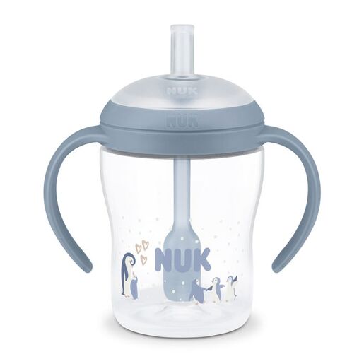 NUK Perfect Match bočica sa slamkom 150 ml, plava