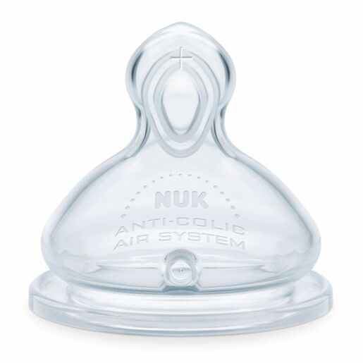 NUK First Choice silikonski sisač 2 kom, 3m+