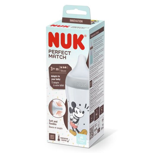 NUK Perfect Match bočica 260 ml 3m+, Mickey Mouse