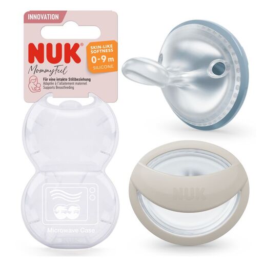 NUK Mommy Feel duda 0-9 mj, 2 kom, plava