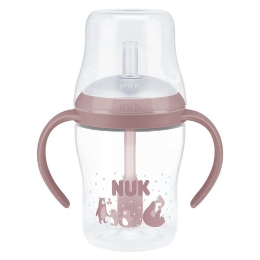 NUK Perfect Match bočica sa slamkom 150 ml, roza